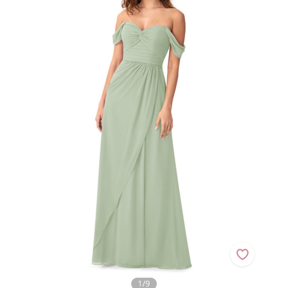 Azazie Millie Dress - Dusty Sage